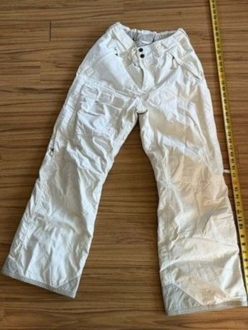 The North Face Snow Pants Womens Small White Insulated Ski Waterproof